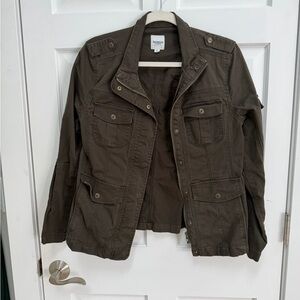 Kensie dark green utility jacket